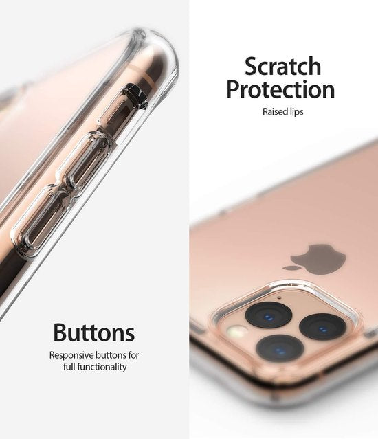 Apple iPhone 11 Pro Max Hoesje - Transparant - Siliconen Back Cover