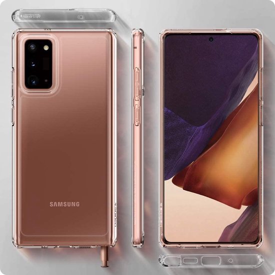 Samsung Galaxy Note20 Hoesje - Transparant - Siliconen Back Cover