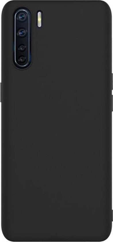 Oppo A91 & Reno 3 Hoesje - Zwart - Siliconen Back Cover
