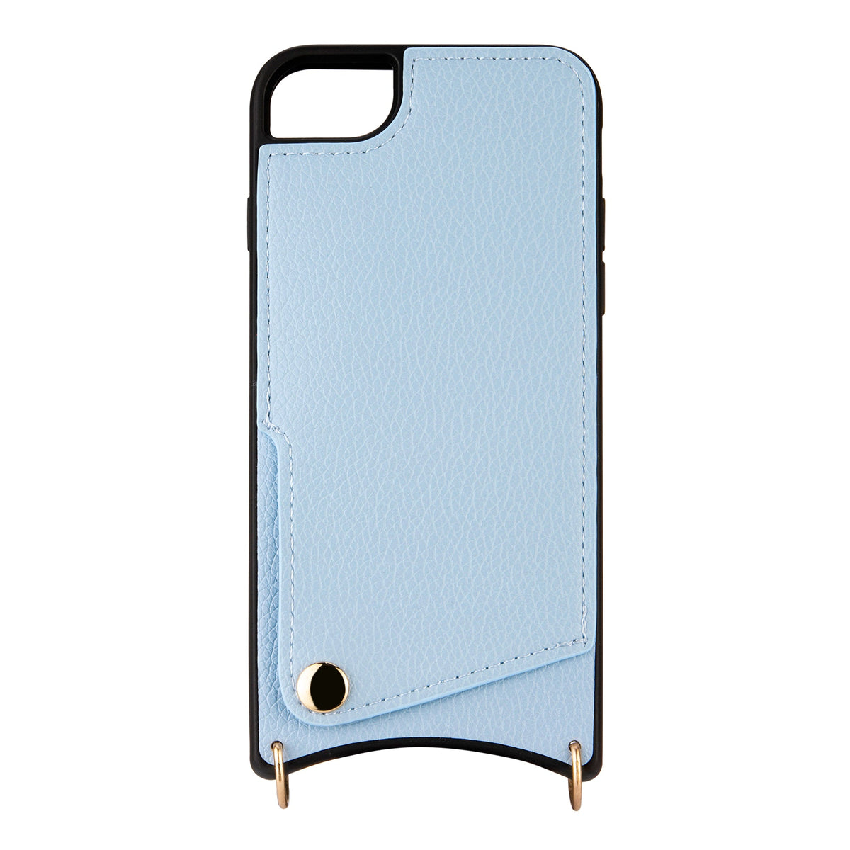 Apple iPhone SE (2022) Case - Blue - Back Cover with Wrist Band and Phone Band
