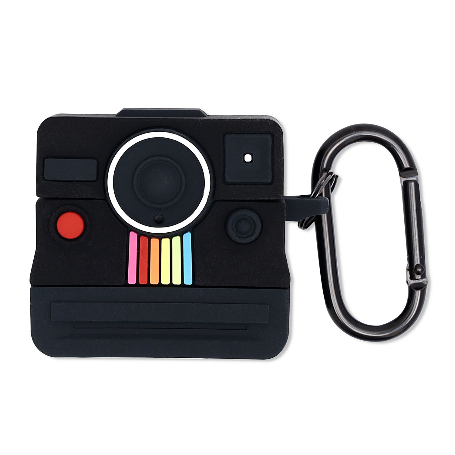 Retro Cam | Airpods 4 Hoesje | Zwart