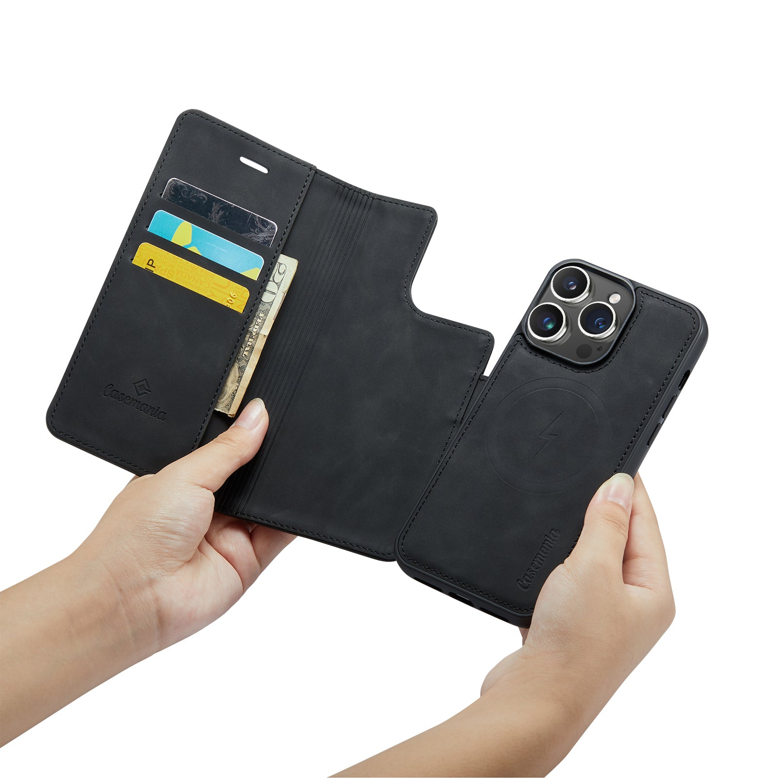 Snap Magnet | MagSafe-Compatibel 2-in-1 Bookcase | Charcoal Gray