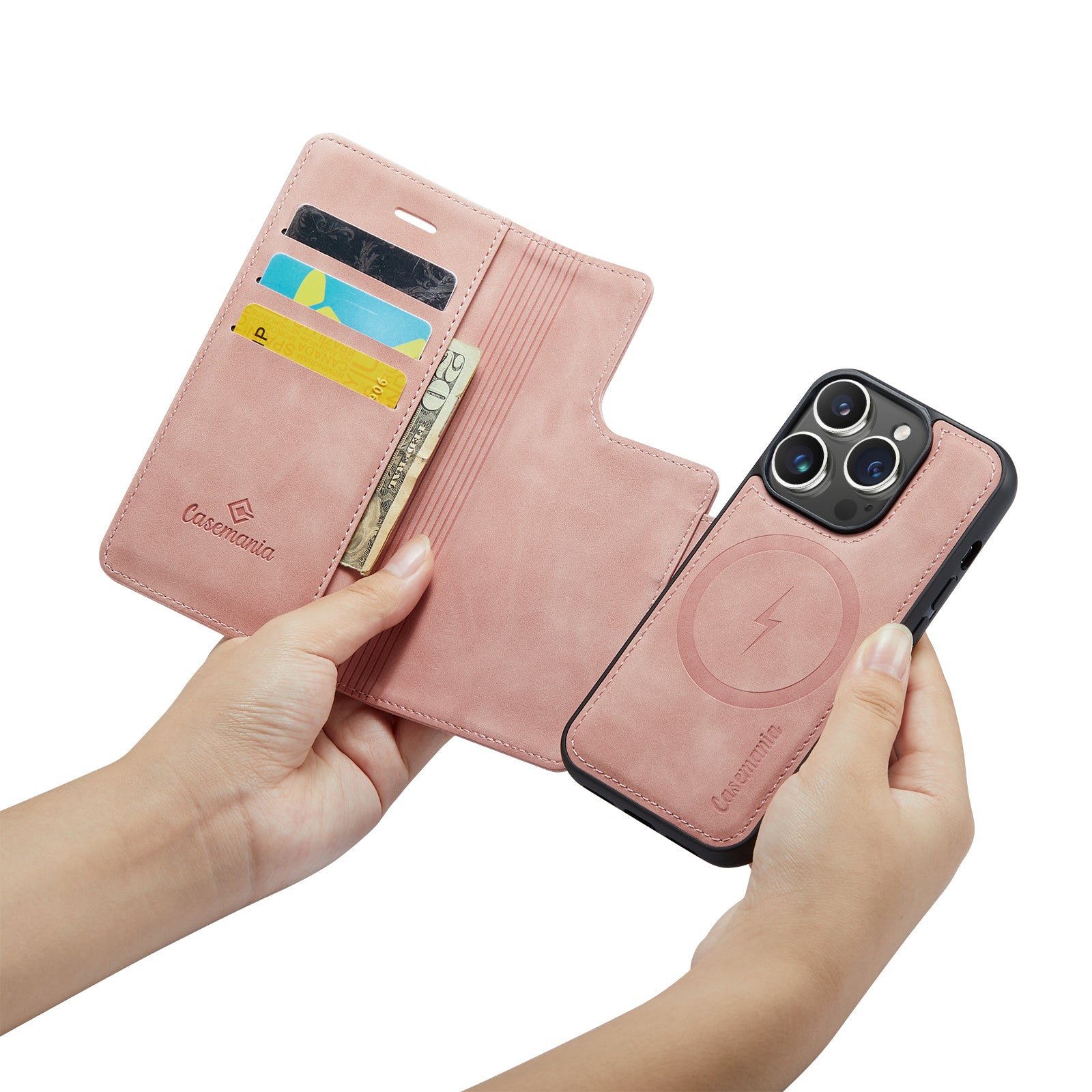 Snap Magnet | MagSafe-Compatibel 2-in-1 Bookcase | Pale Pink