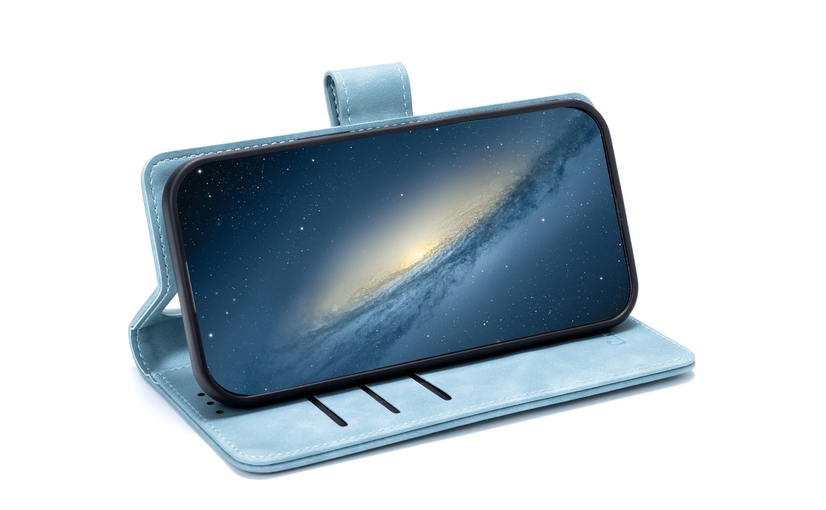 Apple iPhone Air Case - Aqua Blue - 2-in-1 MagSafe Wallet Case