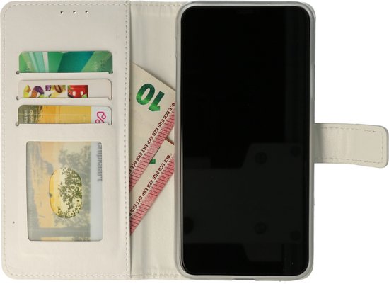 Apple iPhone 11 Pro Hülle - Weiß - Klapphülle mit Kartenfach