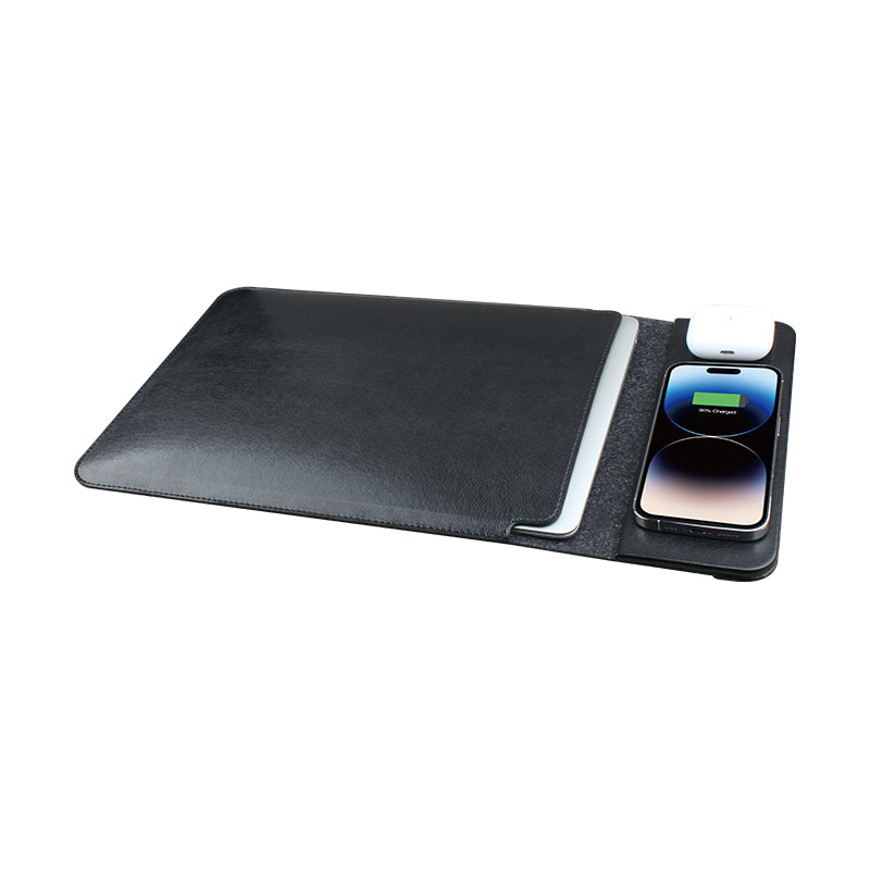 Laptophoes met Draadloos Opladen & Muismat