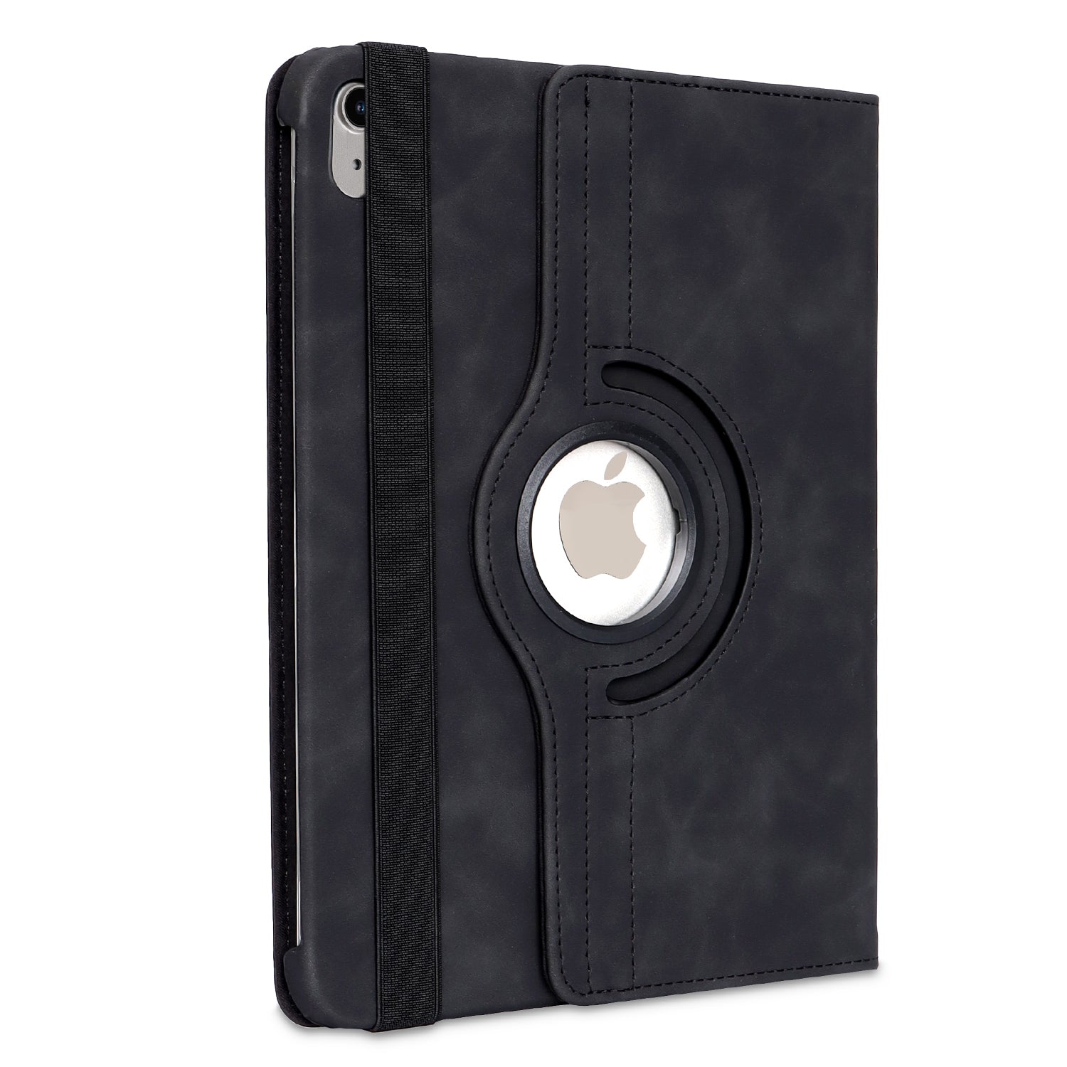 Casemania draaibare hoes voor Apple iPad 2022, ontworpen met 360 graden draaimechanisme en robuuste bescherming.
