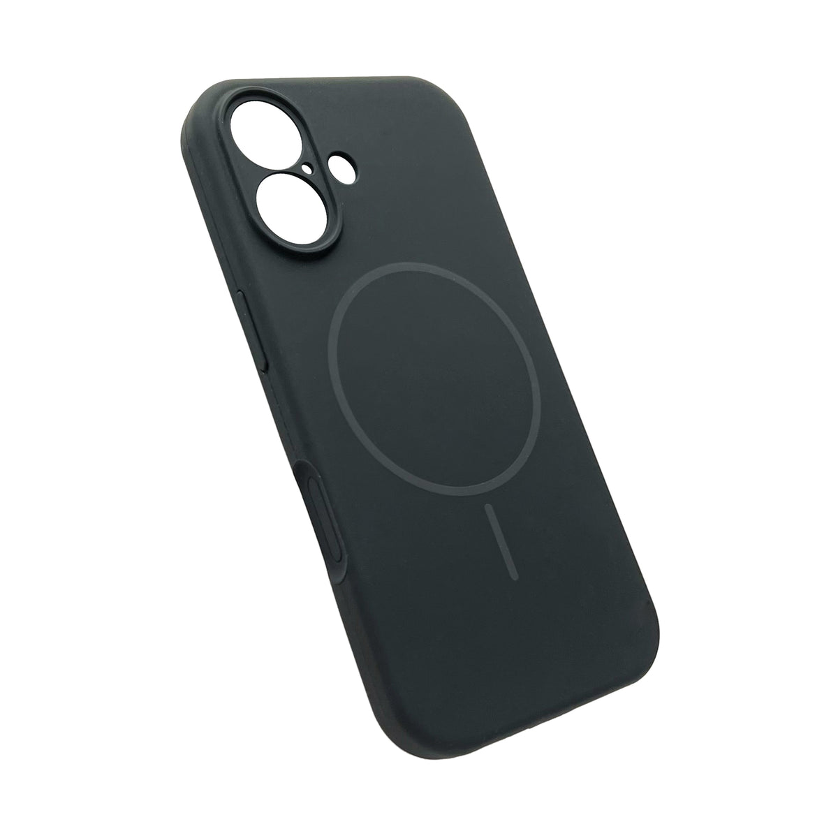 Apple iPhone 17 Case - Black - Magnetic Liquid Silicone MagSafe Back Cover with Camera Protection