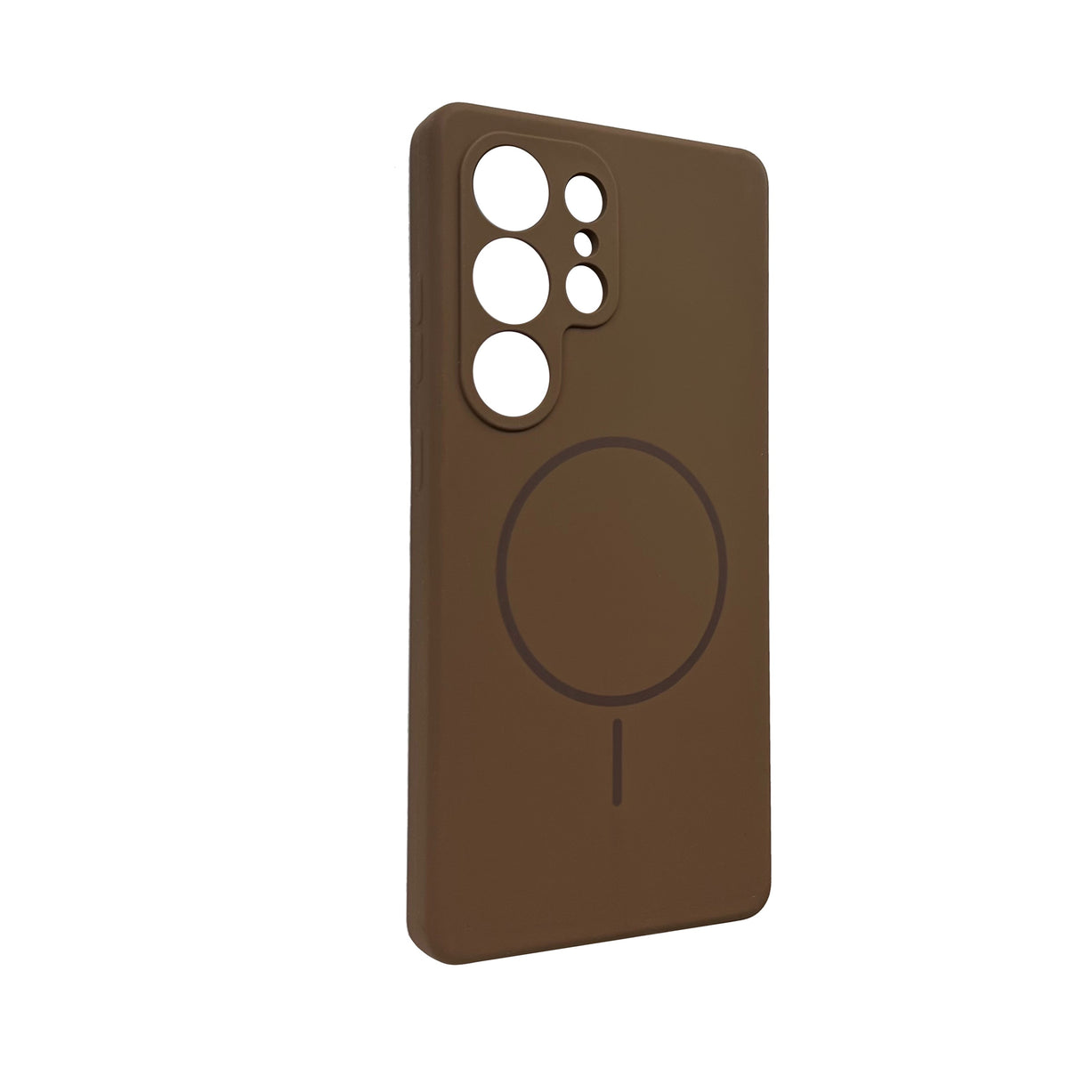 Samsung Galaxy S25 Ultra Case - Brown - Liquid Silicone MagSafe Back Cover