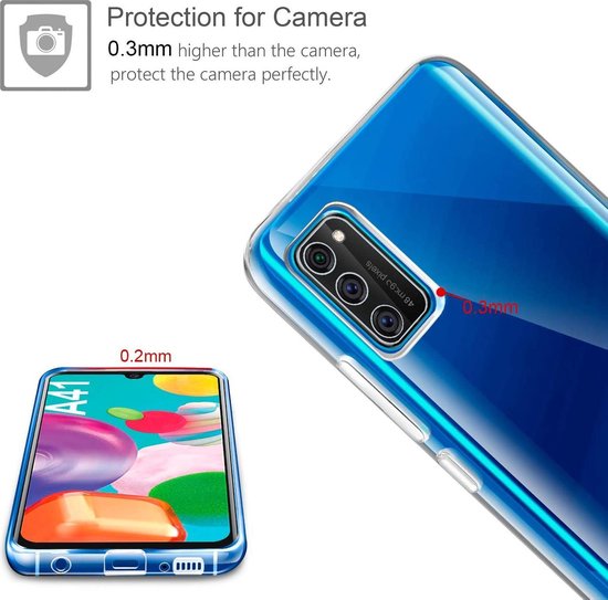 Samsung Galaxy A41 Hoesje - Transparant - Siliconen Back Cover