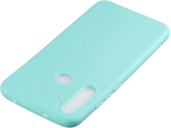 Samsung Galaxy A21 Hoesje - Turquoise - Siliconen Back Cover