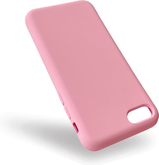 Apple iPhone SE (2020) Hoesje - Magenta - Siliconen Back Cover