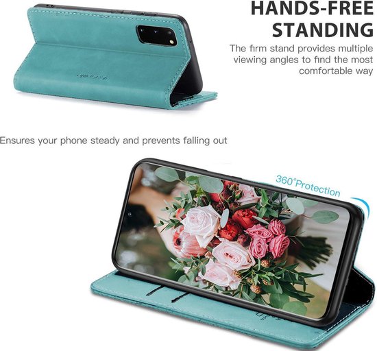 Samsung Galaxy S20 FE Case - Blue - Slim Wallet Case