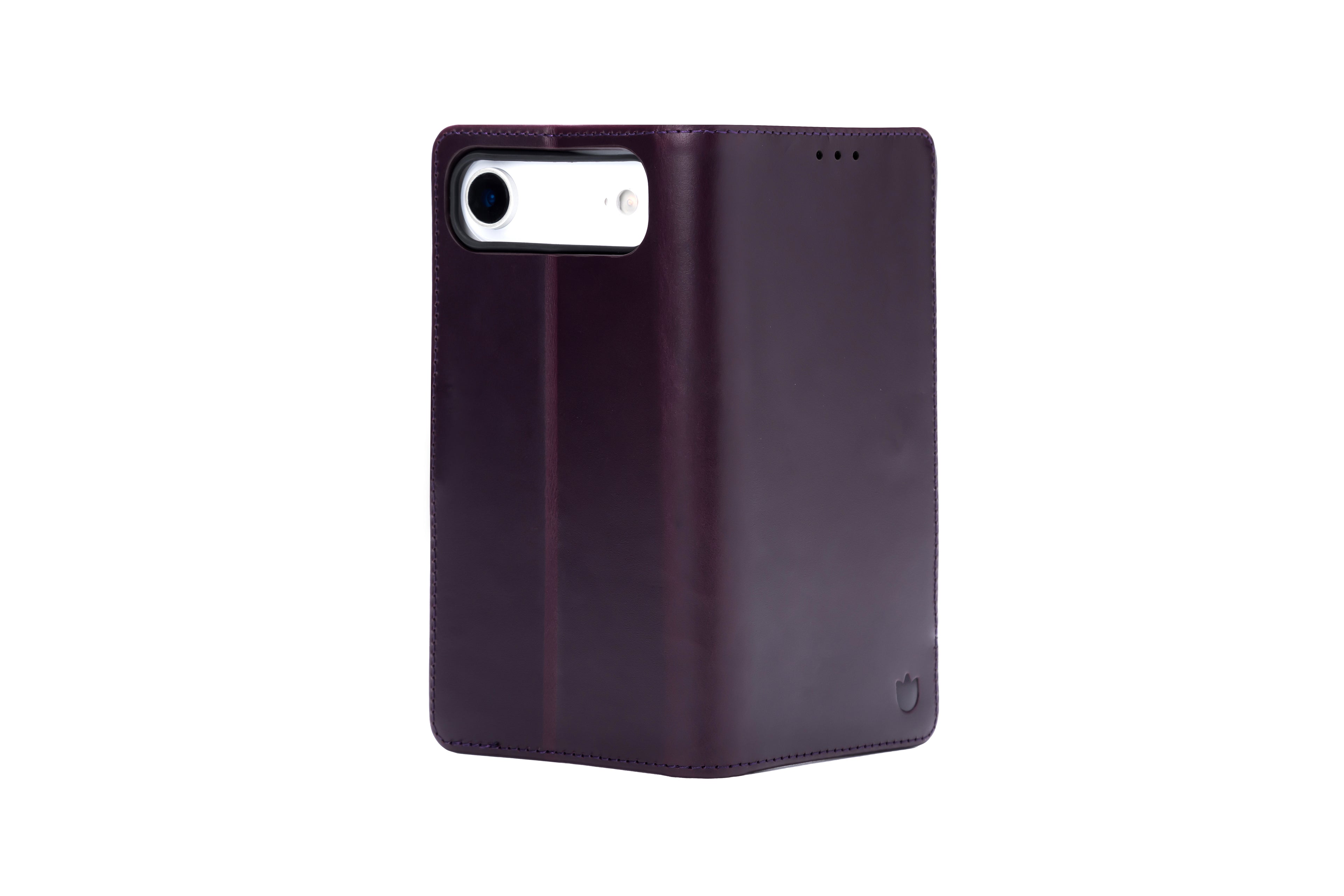 Schlankes Leder | Brieftaschen-Etui aus echtem Leder | Exklusiv für iPhone 17