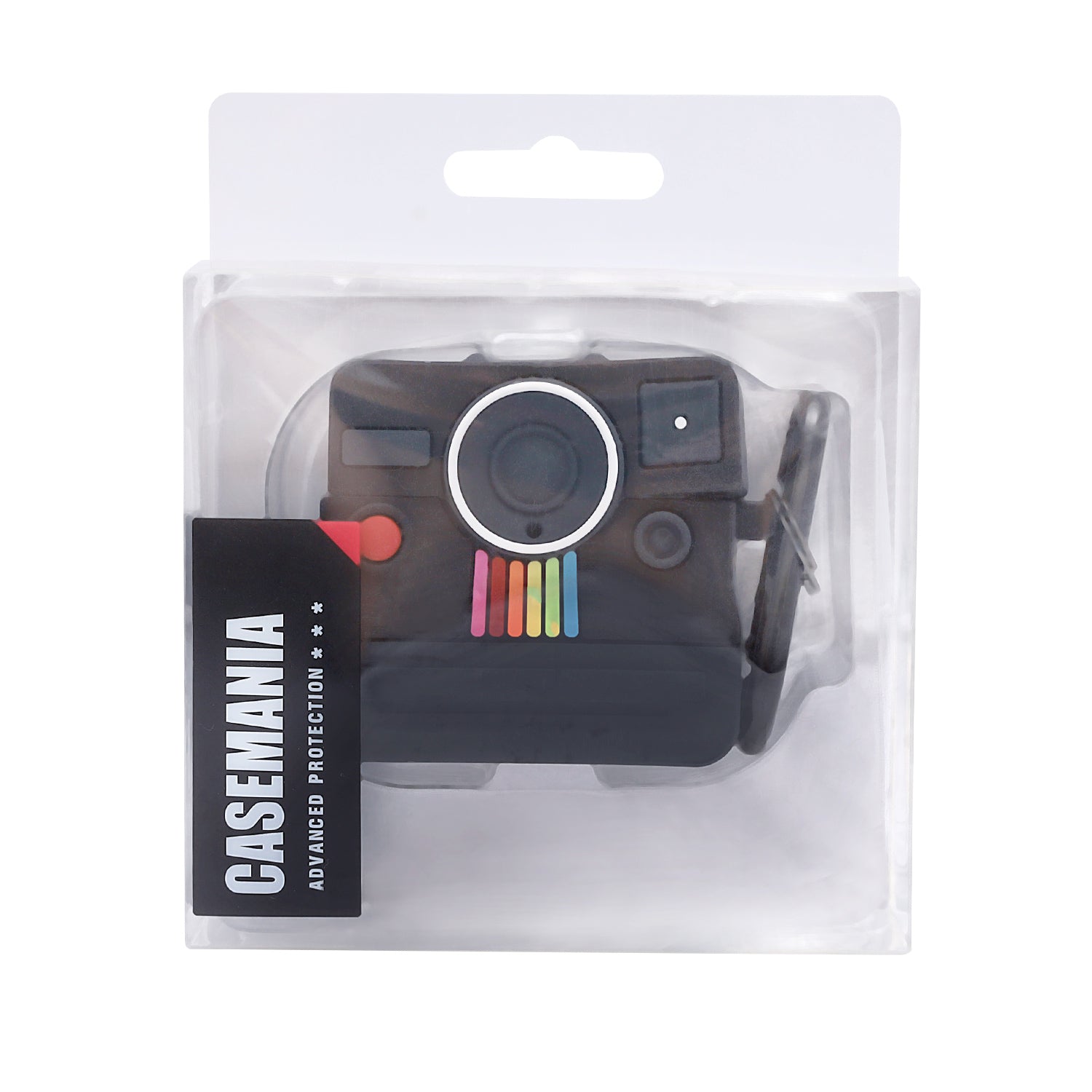 Retro Cam | Airpods 4 Hoesje | Zwart