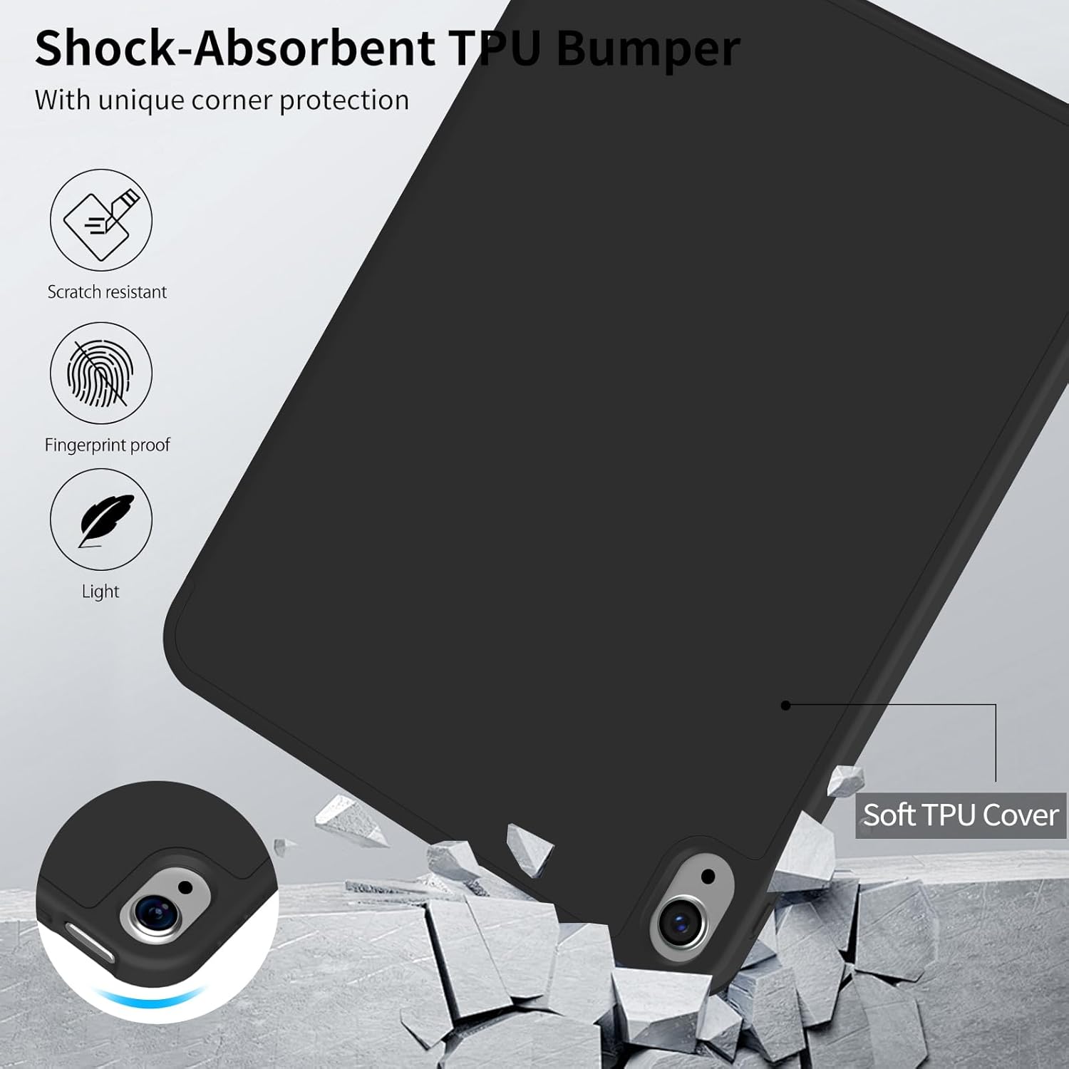 Smart Cover Hoes met Pencil Houder | iPad 2025