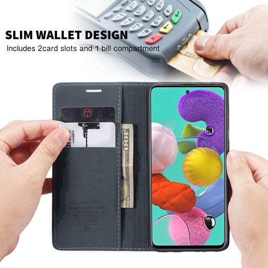 Samsung Galaxy A51 Case - Shadow Gray - Slim Wallet Case