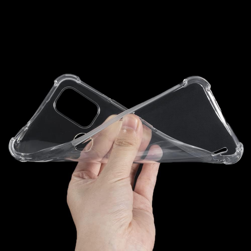 Nokia C21 Plus Hoesje - Transparant - Anti-Shock Hybrid Back Cover