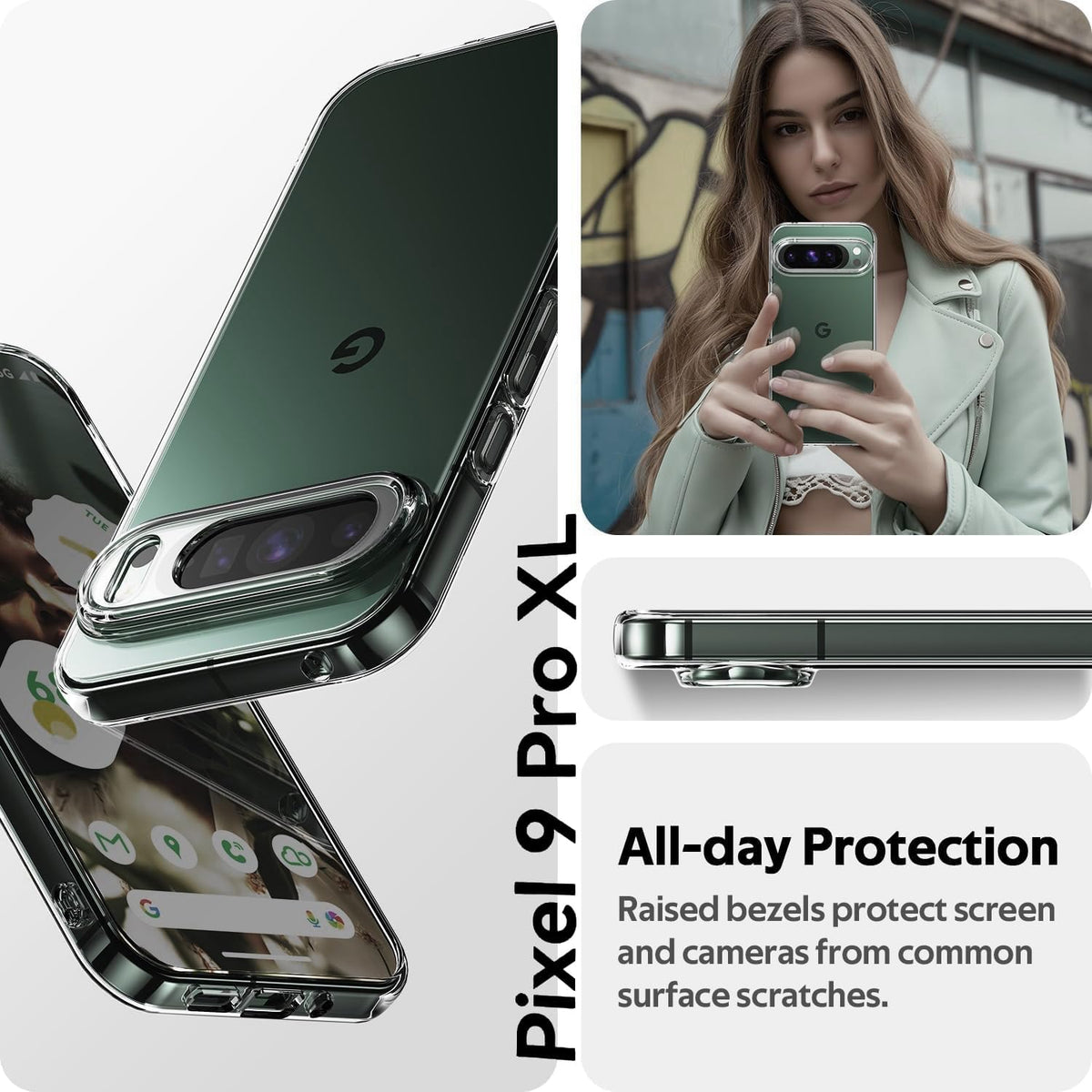 Google Pixel 9 Pro XL Hoesje - Transparant - Siliconen Back Cover