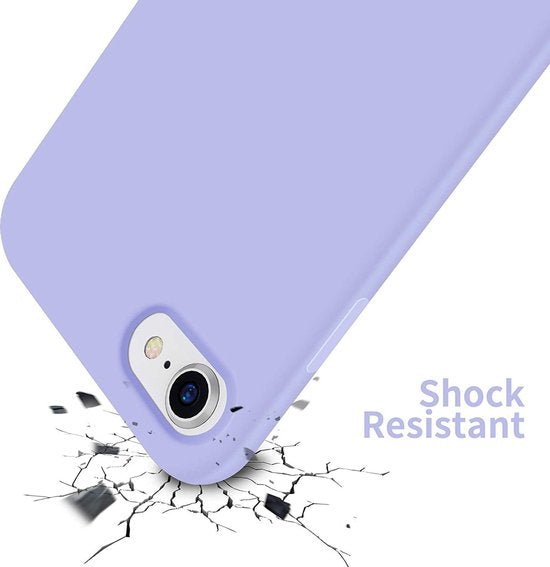 iPhone SE (2020) Case - Purple - Silicone Back Cover