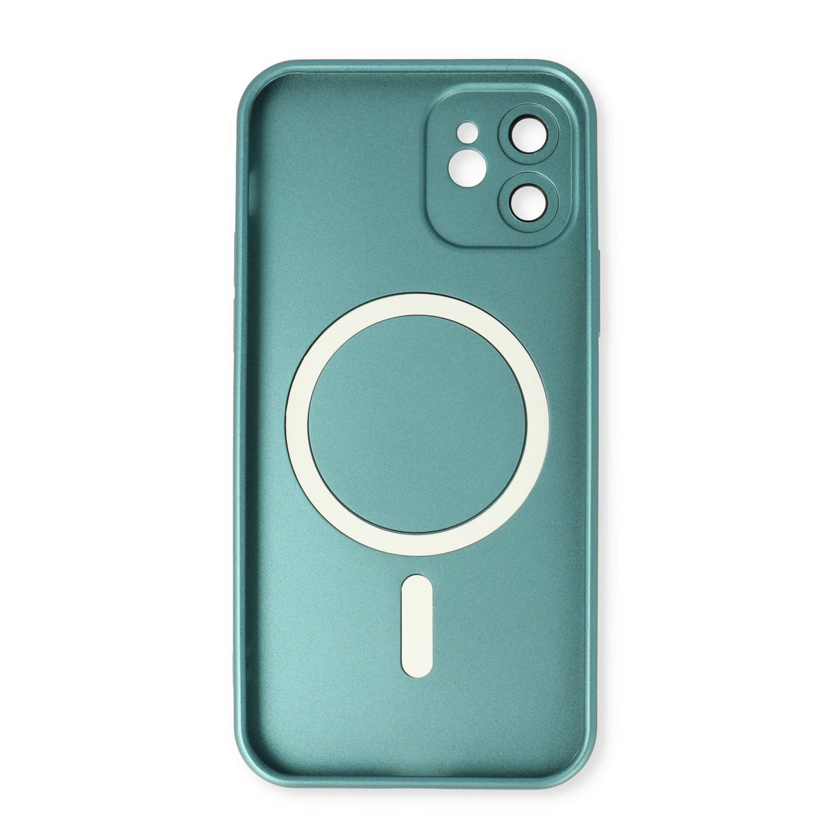 Apple iPhone 11 Hoesje - Blauw - Matte Siliconen MagSafe Back Cover