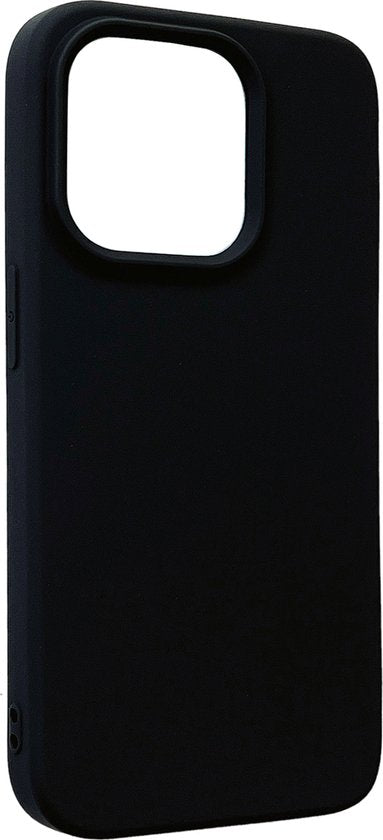 Apple iPhone 14 Pro Hoesje - Zwart - Matte Siliconen Back Cover