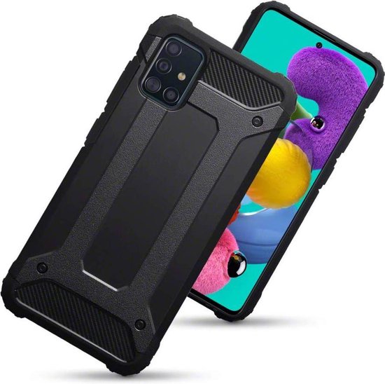 Coque pour Samsung Galaxy A51 - Noir - Étui arrière anti-choc