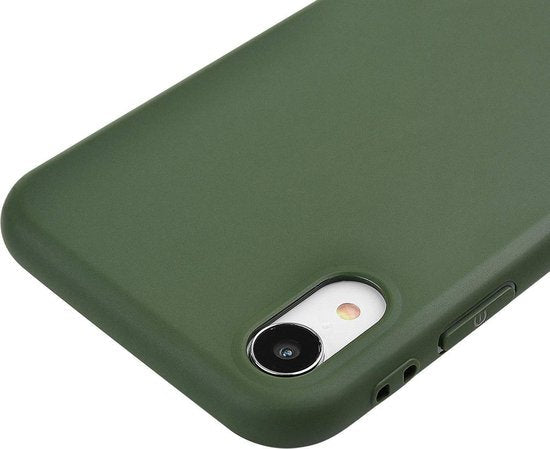 iPhone XR Hoesje - Groen - Siliconen Back Cover