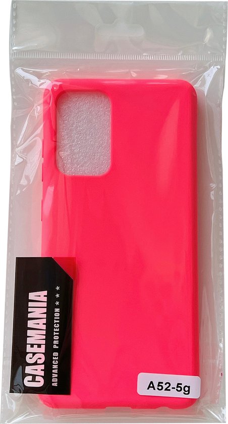 Samsung Galaxy A53 Hoesje - Neon Roze - Strong Siliconen Back Cover