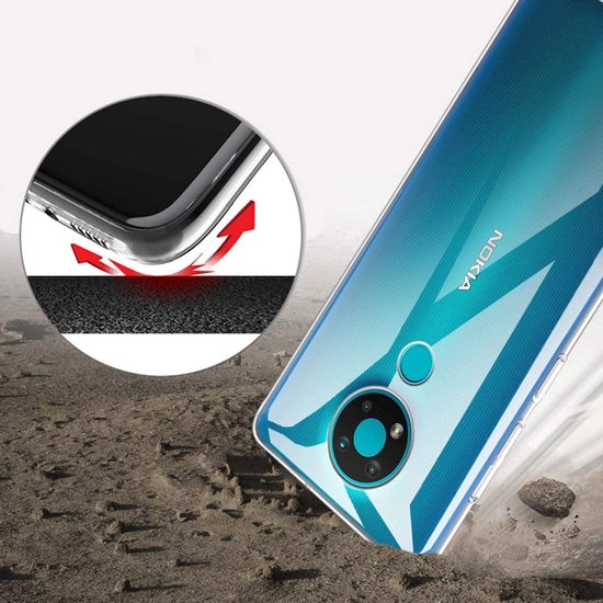 Nokia 3.4 Hoesje - Transparant - Siliconen Back Cover