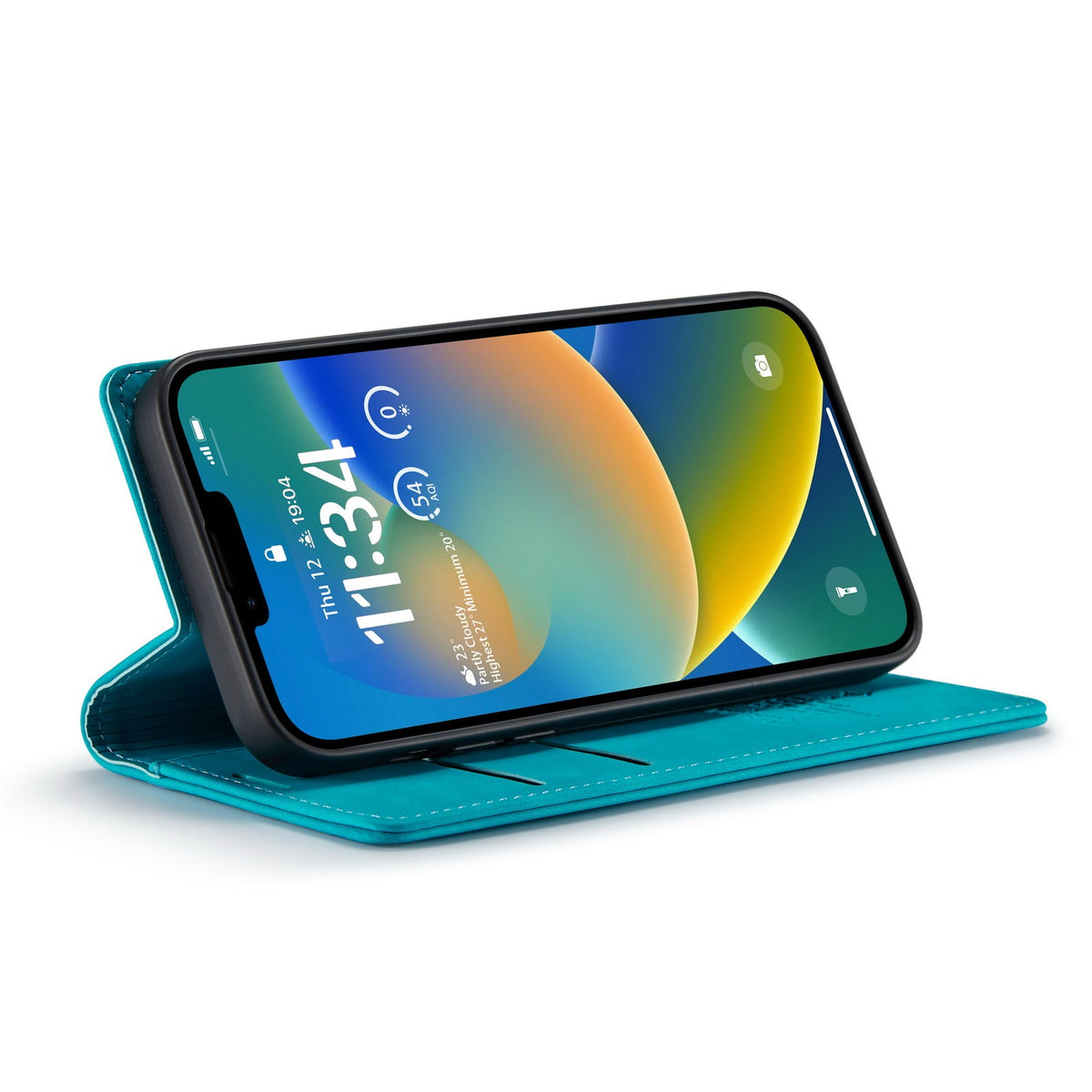 Samsung Galaxy S23 Plus Case - Azure Blue - Slim Wallet Case