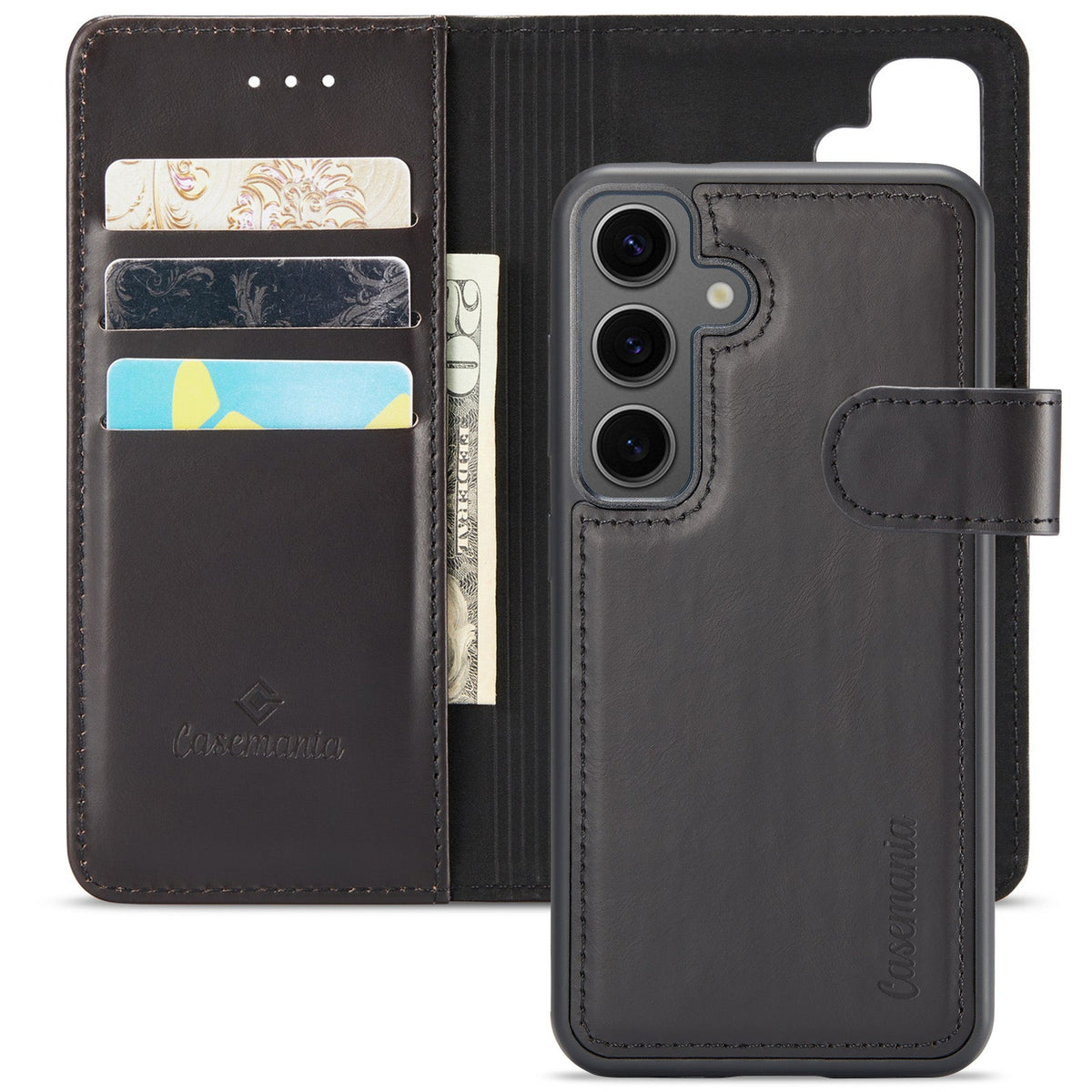 Samsung Galaxy A55 Hülle Book Case - Anthrazitgrau