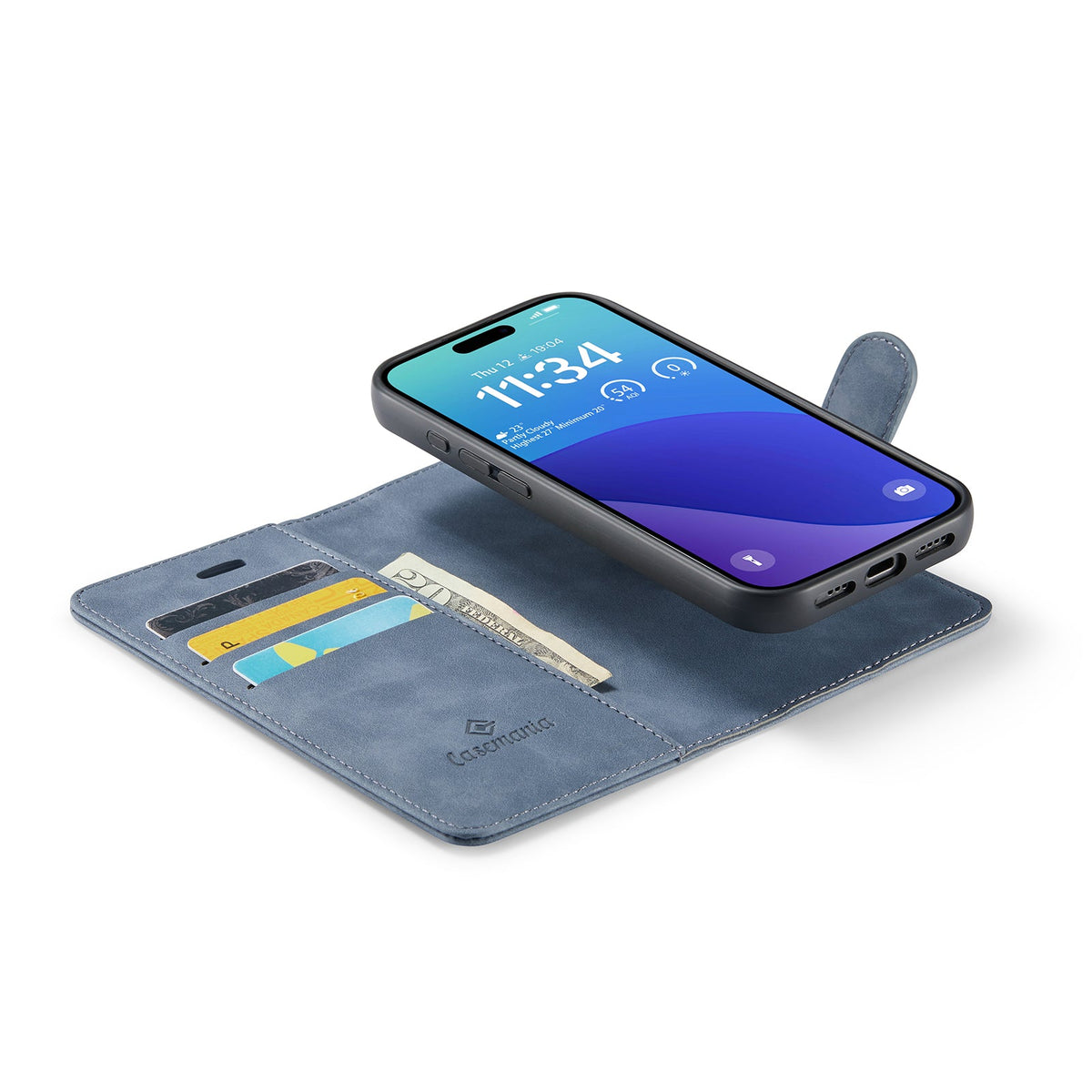 Apple iPhone 16 Pro Case - Shadow Gray - 2-in-1 Wallet Case