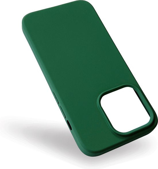 Apple iPhone 14 Pro Case - Dark Green - Silicone Back Cover