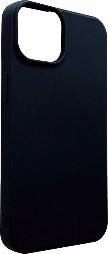 Apple iPhone 14 Plus Case - Black - Microfiber Silicone Back Cover