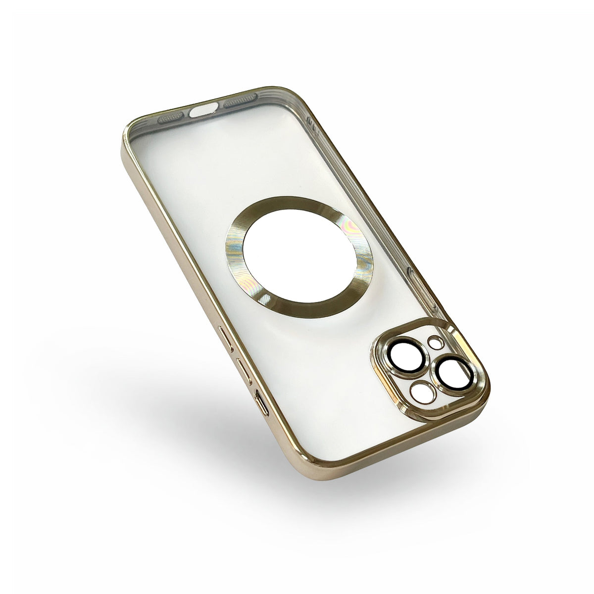 iPhone 15 Hoesje - Goud - Siliconen MagSafe Back Cover
