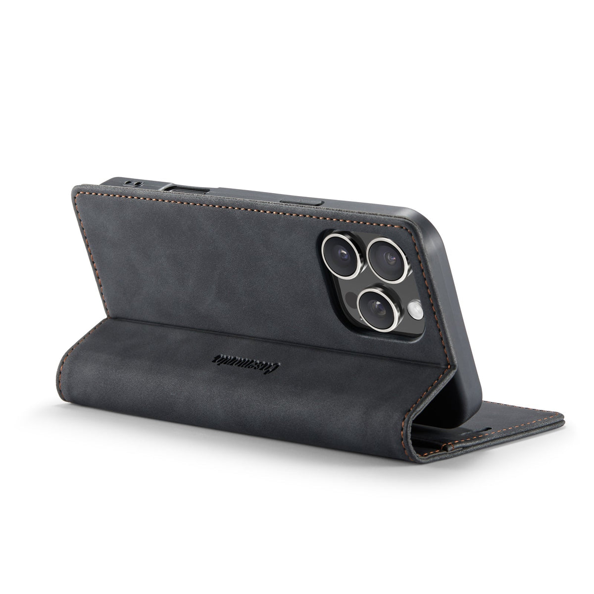 Apple iPhone 16 Pro Max Case - Charcoal Gray - Slim Wallet Case