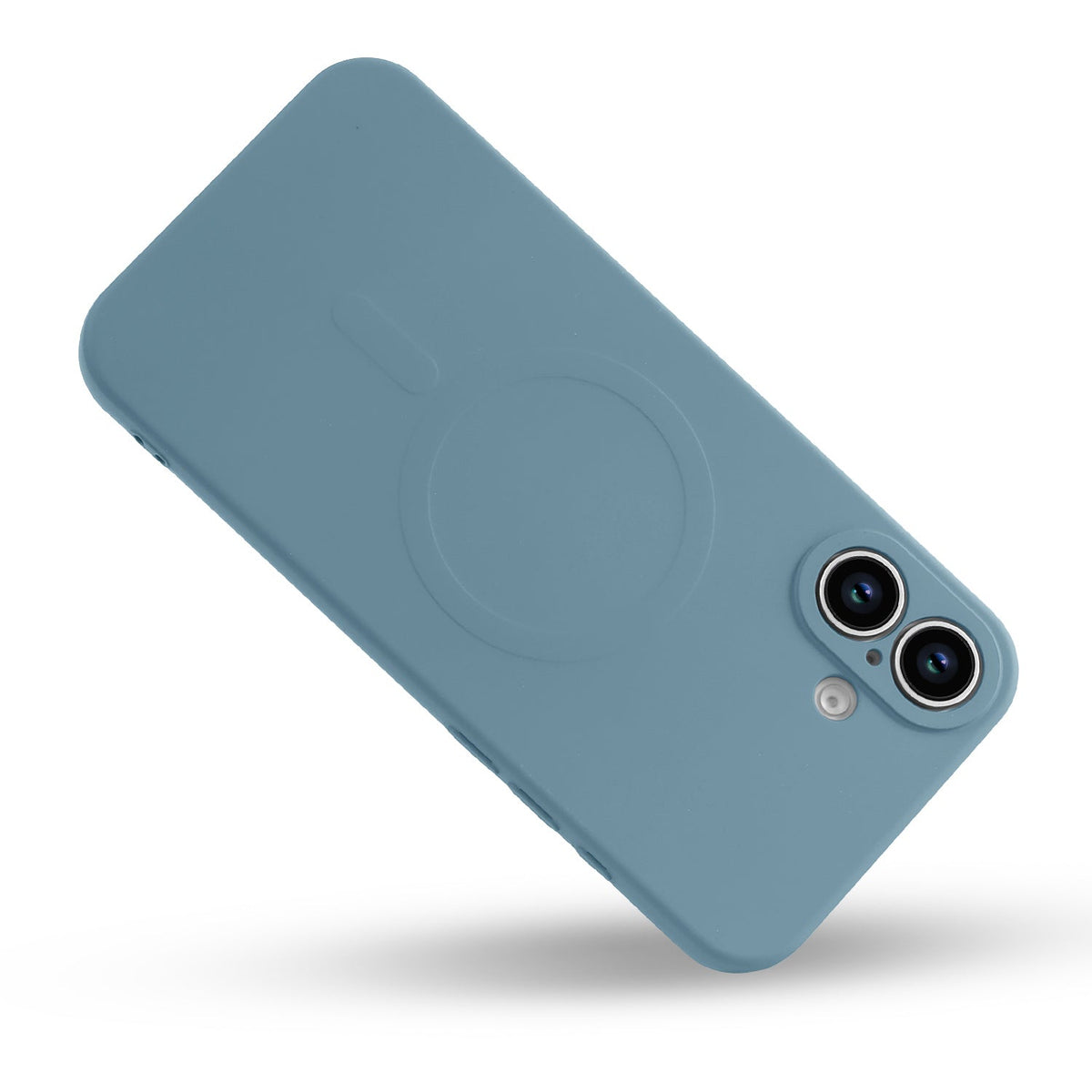 Apple iPhone 16 Case - Light Blue - Liquid Silicone MagSafe Back Cover