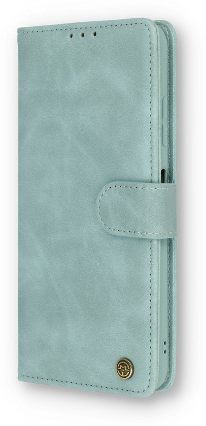 Apple iPhone SE 2022 Case - Aqua Blue - Luxury Wallet Case