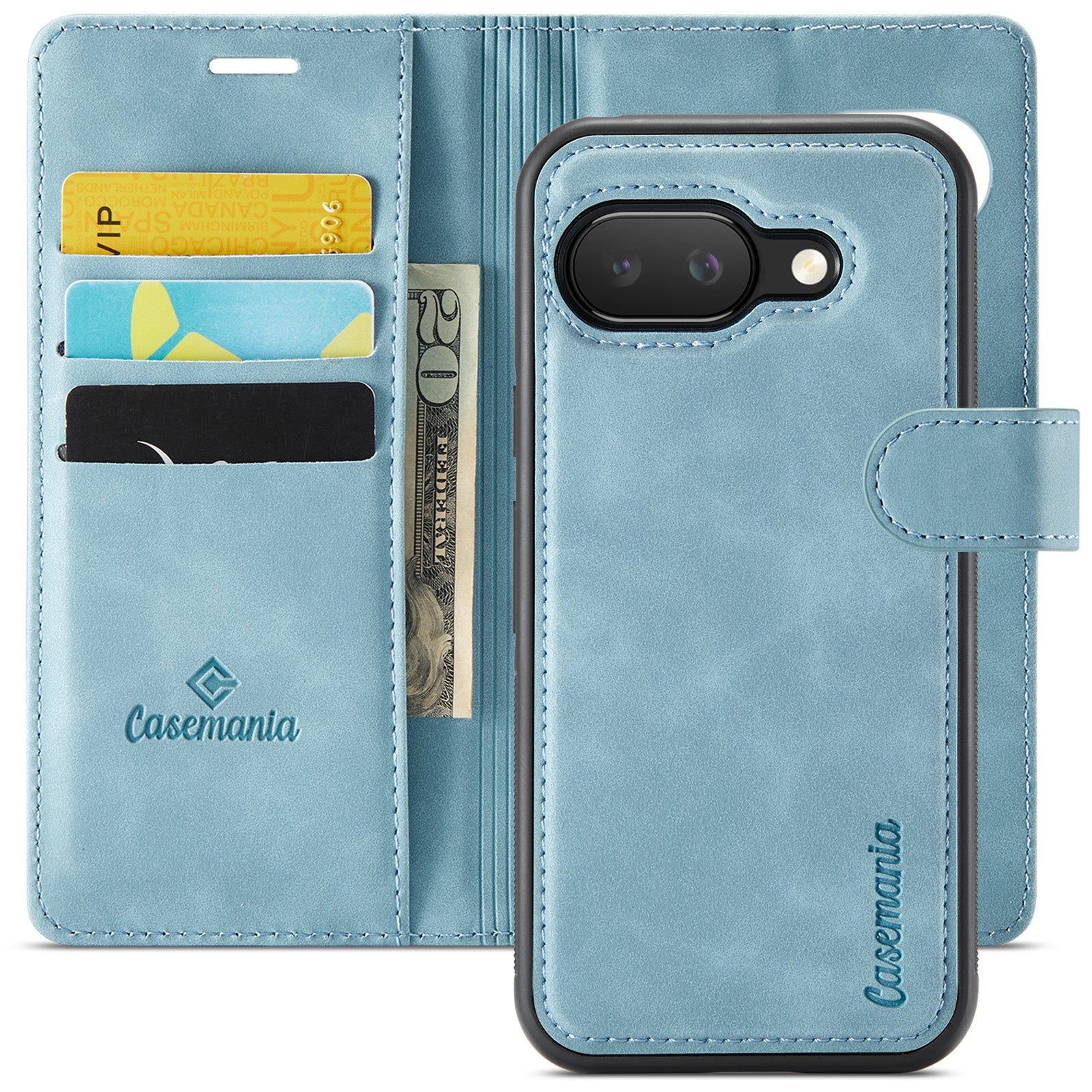 Snap Original | 2-in-1 magnetisches Bücherregal | Aquablau