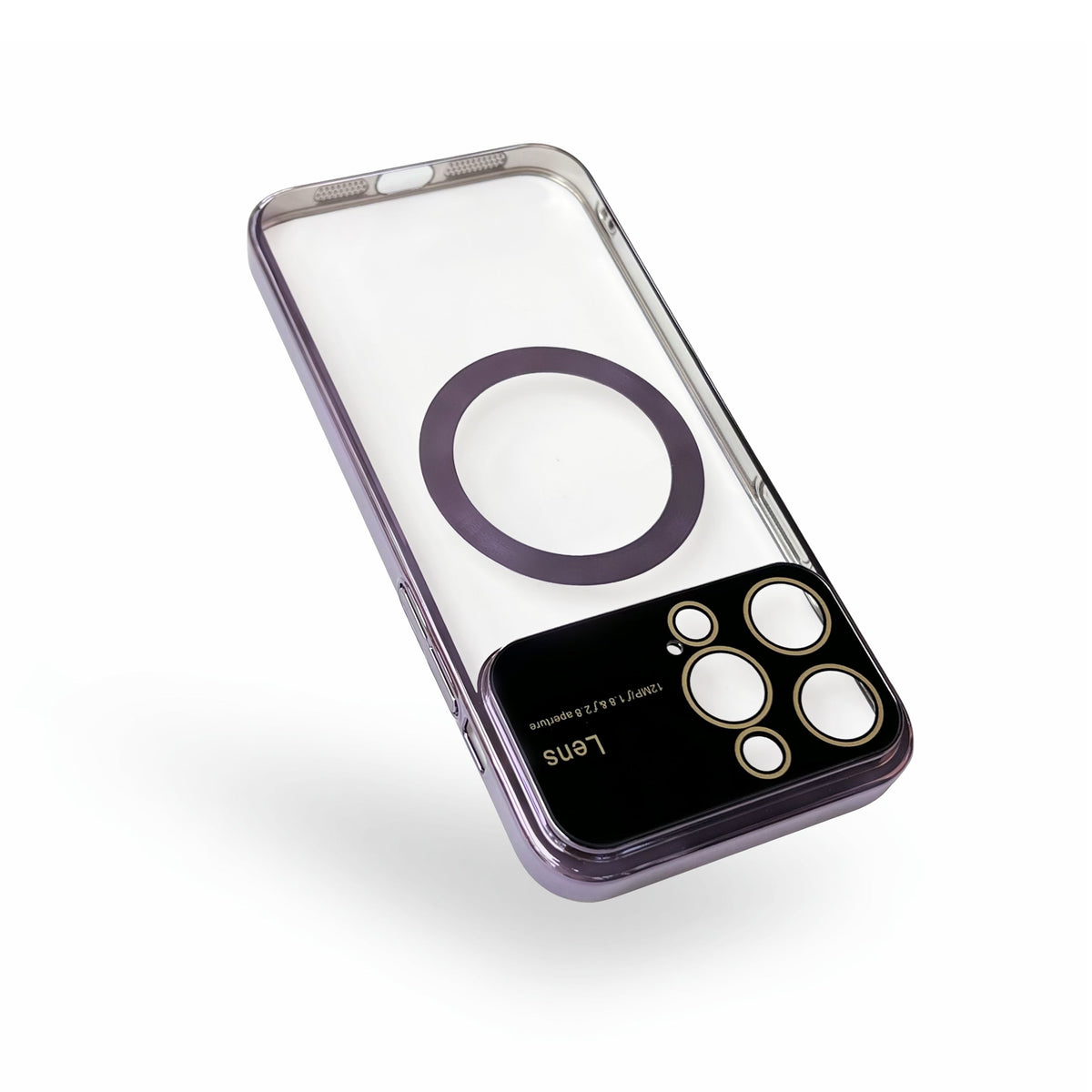 Apple iPhone 15 Pro Hoesje - Paars - Siliconen MagSafe Back Cover met Camerabescherming
