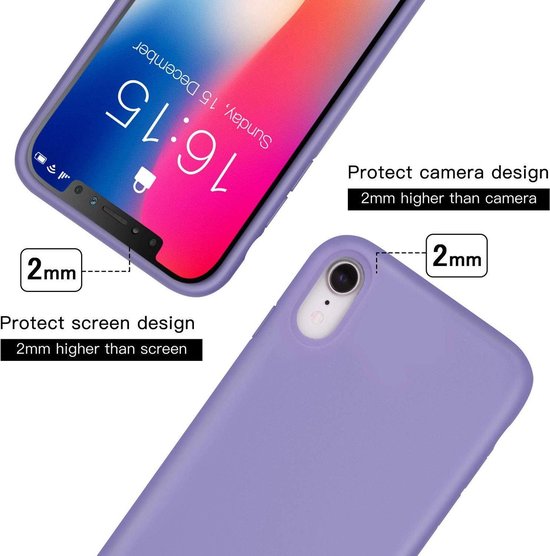 Apple iPhone XR Case - Purple - Silicone Back Cover