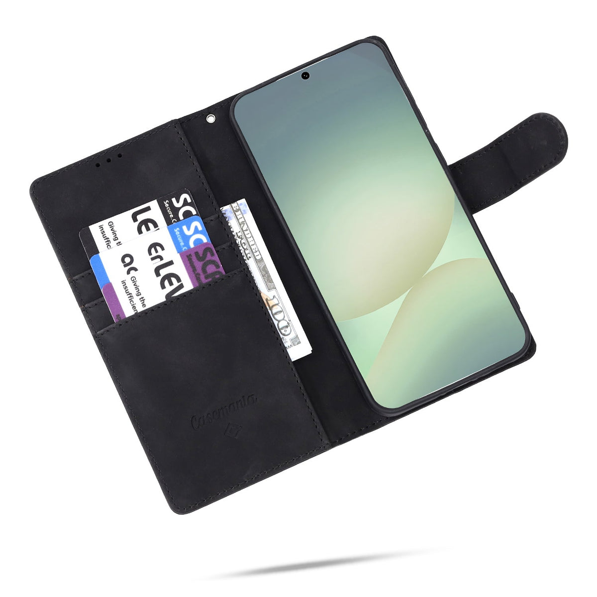 Samsung Galaxy A56 Hoesje - Charcoal Gray - Kunstleer Bookcase