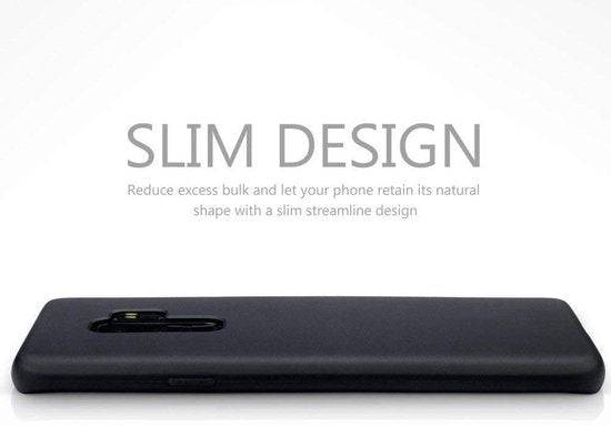 Samsung Galaxy S9+ Hoesje - Zwart - Siliconen Back Cover
