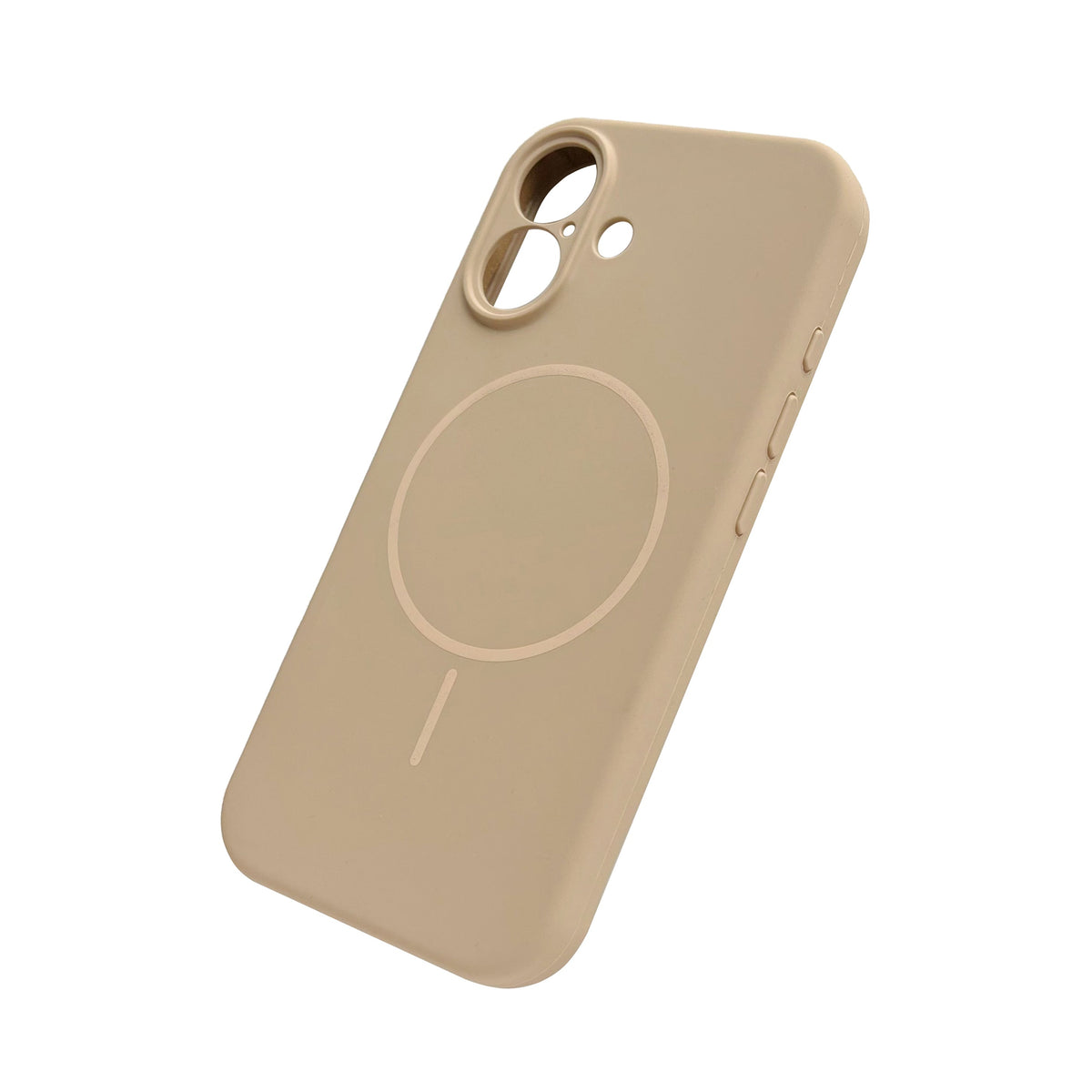Apple iPhone 17 Hülle - Sand Beige - Liquid-Silikon-MagSafe-Backcover