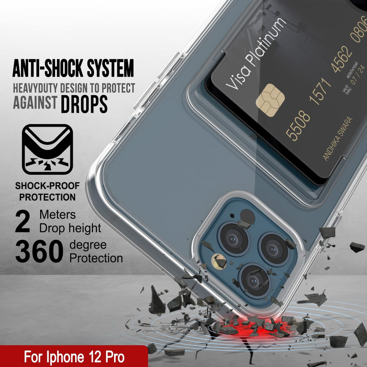 Apple iPhone 12 Pro Hoesje - Transparant - Siliconen Back Cover