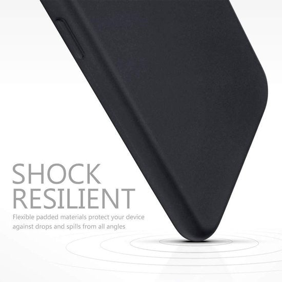 Apple iPhone XR Hülle - Schwarz - Silikon Back Cover