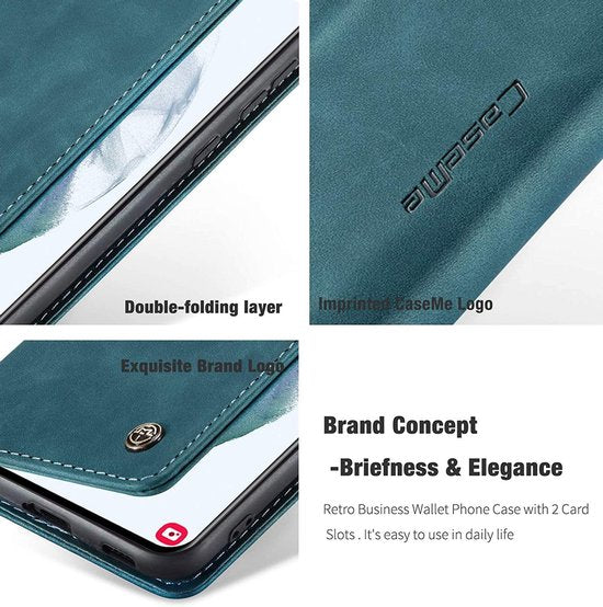 Samsung Galaxy S21 Plus Case - Emerald Green - Slim Wallet Case