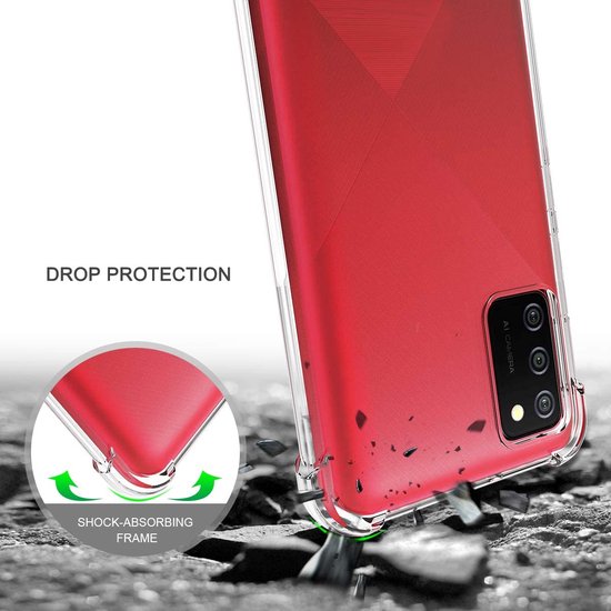 Samsung Galaxy A03S Hülle - Transparent - Anti-Shock Hybrid Back Cover