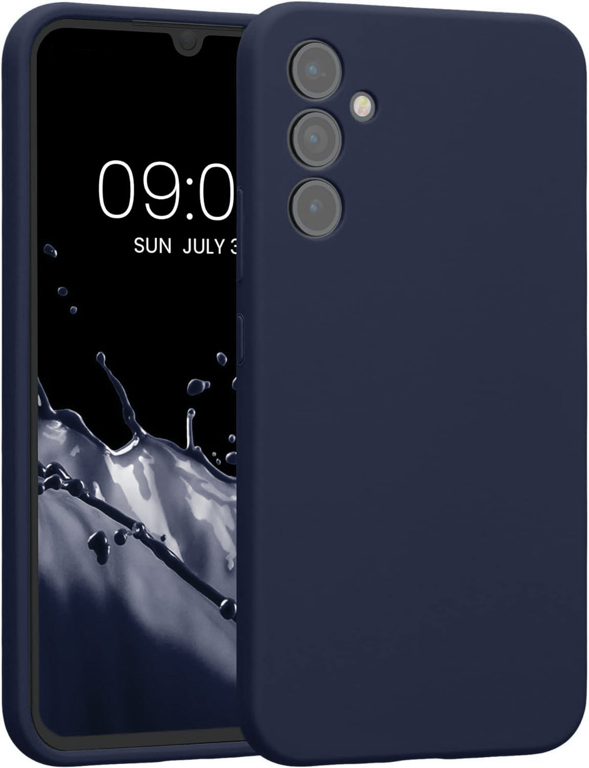 Samsung Galaxy A35 5G Hoesje - Blauw - Liquid Siliconen Back Cover